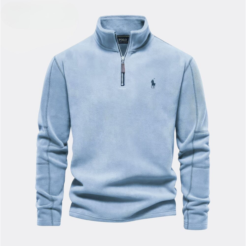 Men’s Classic Quarter-Zip Stand Collar Pullover
