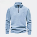 Men’s Classic Quarter-Zip Stand Collar Pullover