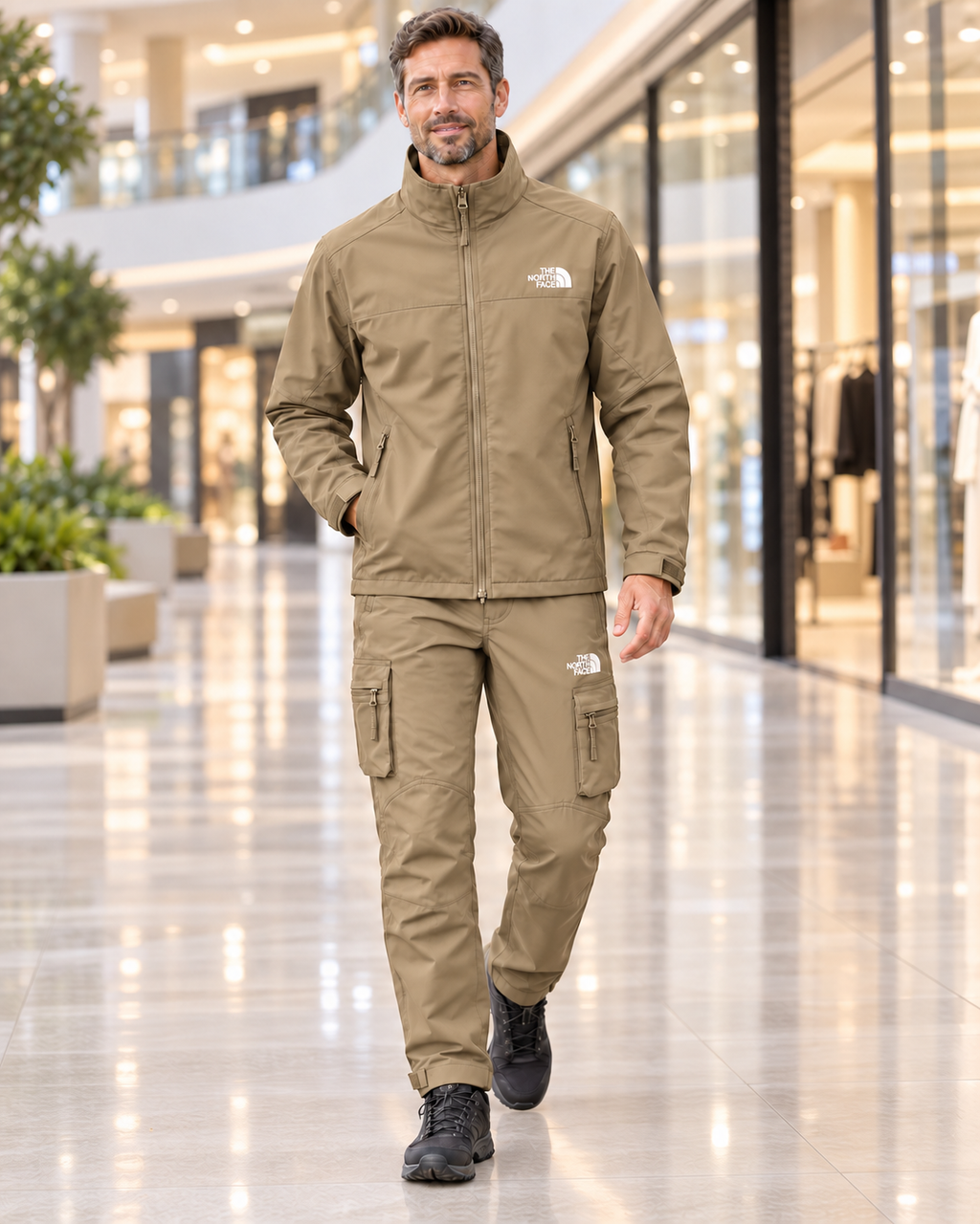 Men’s Outdoor Utility Jacket & Cargo Pants Set