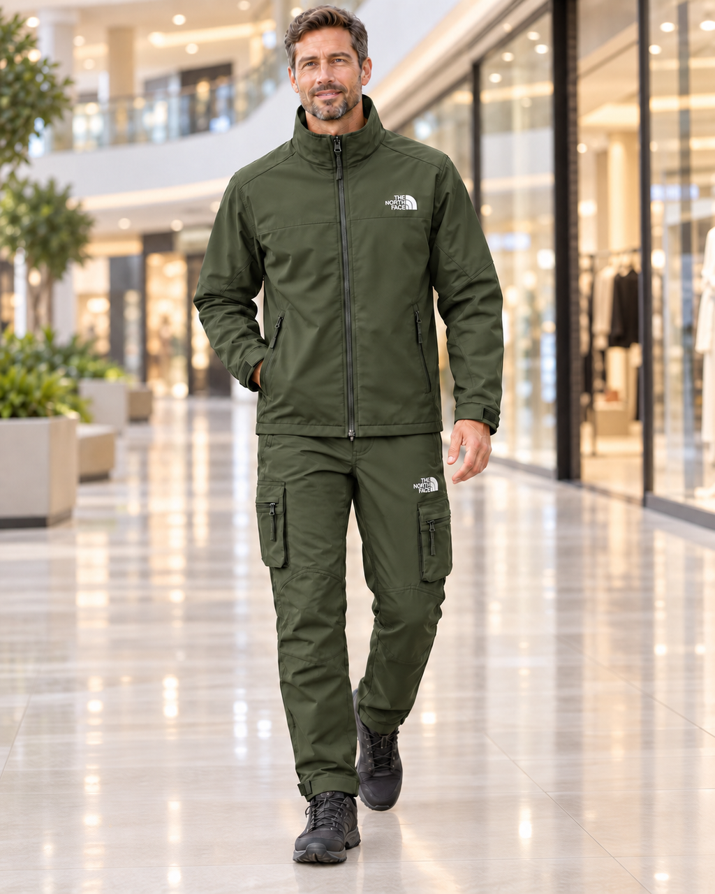 Men’s Outdoor Utility Jacket & Cargo Pants Set