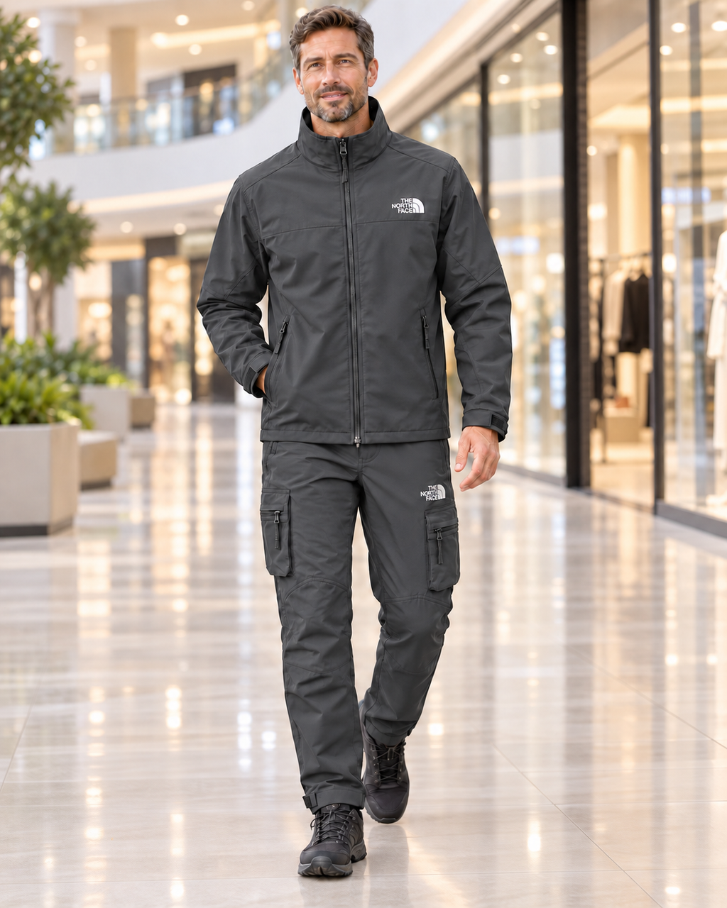 Men’s Outdoor Utility Jacket & Cargo Pants Set