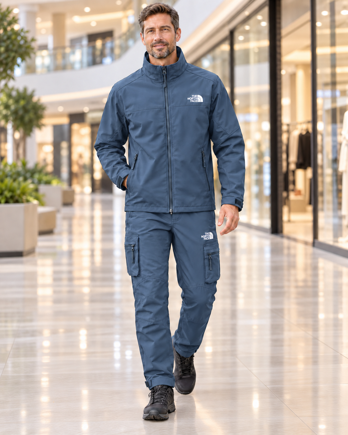 Men’s Outdoor Utility Jacket & Cargo Pants Set