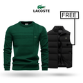 Premium Sweater + Stylish Vest FREE