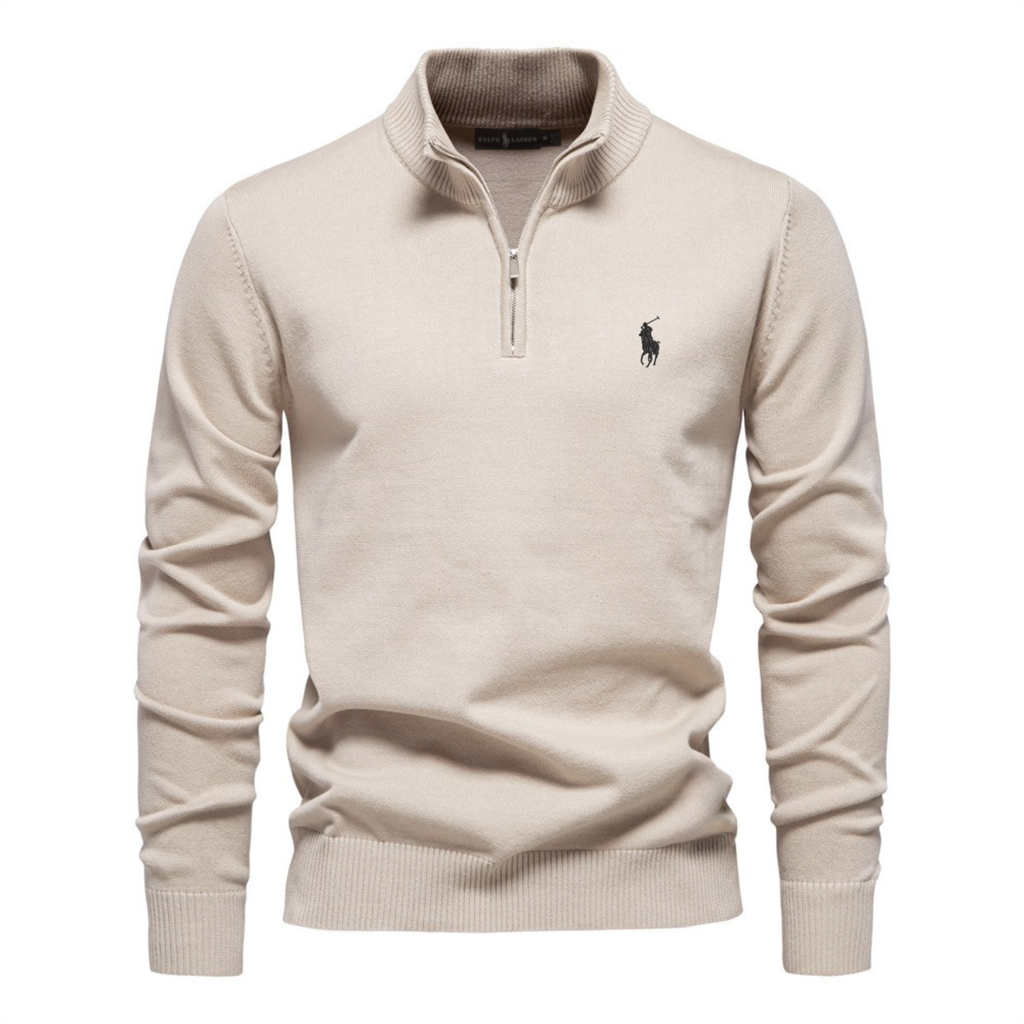 Men's Premium Half-Zip Knit Sweater - Clearance Sale