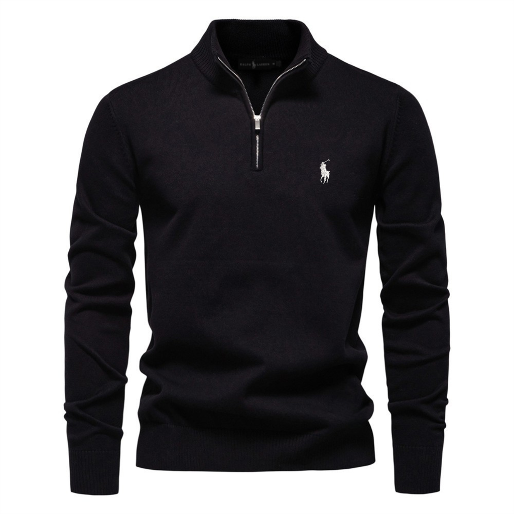 Men's Premium Half-Zip Knit Sweater - Clearance Sale