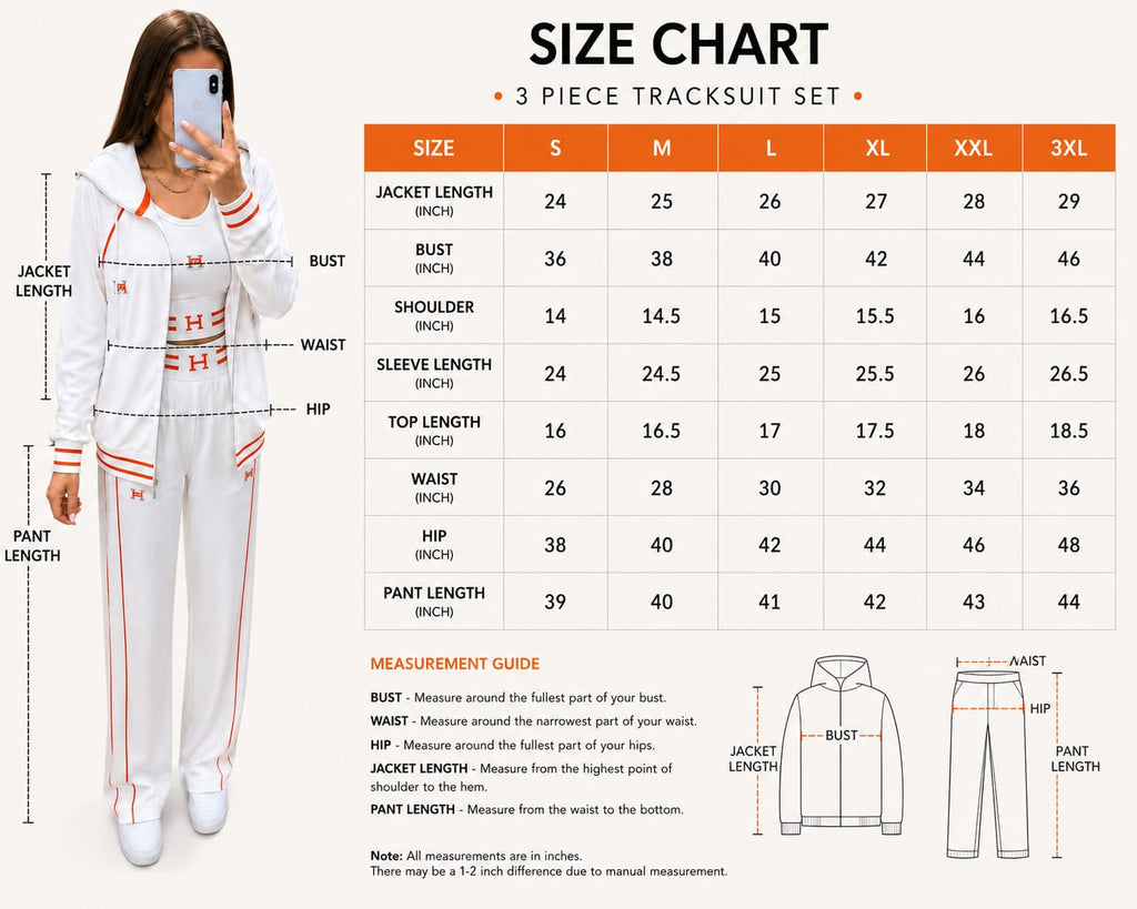 Women’s Premium 3-Piece Co-Ord Set Stylish Hoodie, Crop Top & Wide-Leg Pants Trendy Casual Tracksuit Set